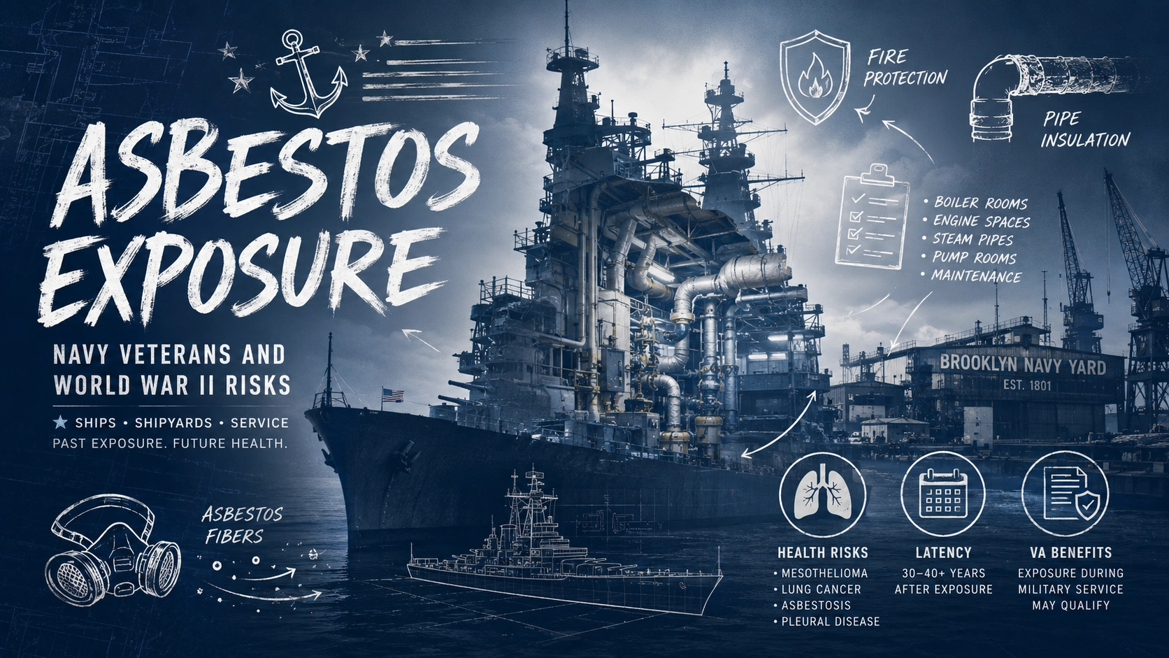 Navy Veterans and Asbestos Exposure Ships, Shipyards, and World War II Risks